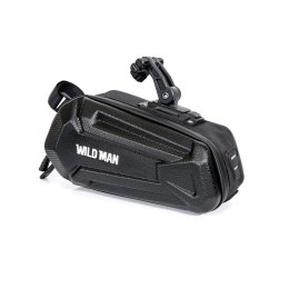 WILDMAN sakwa rowerowa pod siodełko na zamek 1,2L XT7 czarna