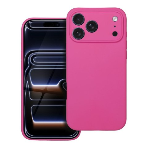 Futerał do iPhone 17 PRO Silicone 2mm zgodny z MagSafe różowy