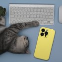 Futerał do iPhone 17 Silicone 2mm zgodny z MagSafe żółty