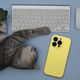 Futerał do iPhone 17 Silicone 2mm zgodny z MagSafe żółty