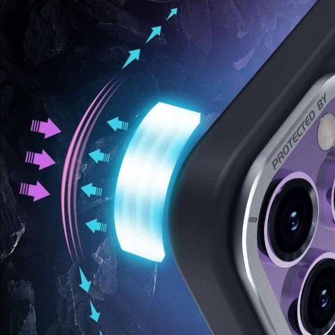 Futerał X-ONE Dropguard Magnetic Case Air (kompatybilny z MagSafe) - do Apple iPhone 16 Pro Max czarny