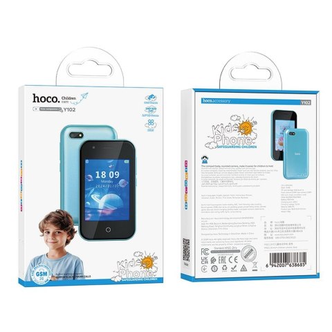Smartphone dla dzieci Hoco 2,8" 2G Y102 niebieski