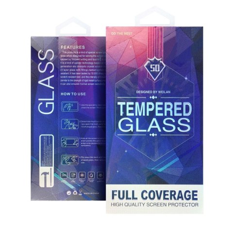 5D Full Glue Tempered Glass - do Samsung Galaxy S25 czarny