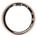 Smart Ring R11M- inteligentny pierścień ze stali ze stacją ładującą rozmiar 12 (21,4mm) złoty