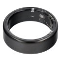Smart Ring R11M- inteligentny pierścień ze stali ze stacją ładującą rozmiar 7 (17,3mm) czarny