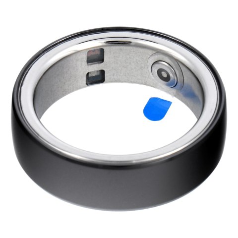 Smart Ring R8- inteligentny pierścień ceramiczny ze stacją ładującą rozmiar 15,4mm czarny