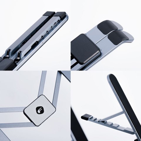 Uchwyt na telefon / tablet biurkowy składany Forcell F-Grip Fold Stand 1 szary