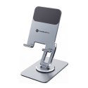 Uchwyt na telefon / tablet biurkowy składany Forcell F-Grip Fold Stand 2 360 szary