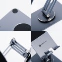 Uchwyt na telefon / tablet biurkowy składany Forcell F-Grip Fold Stand 2 360 szary