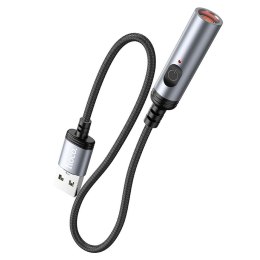 Adapter USB A do zapalniczka samochodowa Hoco 0,3 m UA30 czarny