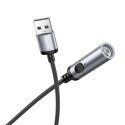 Adapter USB A do zapalniczka samochodowa Hoco 0,3 m UA30 czarny