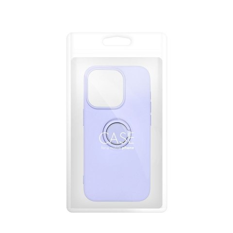 Futerał do iPhone 17 Silicone Ring fioletowy