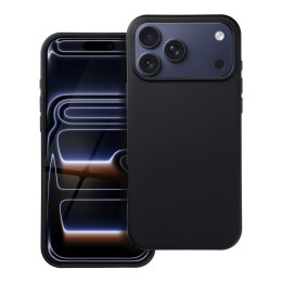 Etui na iPhone 17 Pro Max / 18 Pro Max (low camera edge) Silicone czarne