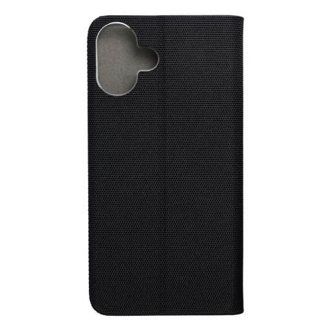Etui z klapką na iPhone 16 PLUS Sensitive Book czarne
