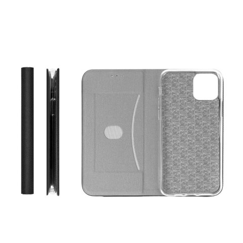 Etui z klapką na iPhone 16e (SE 4 2025) Sensitive Book czarne