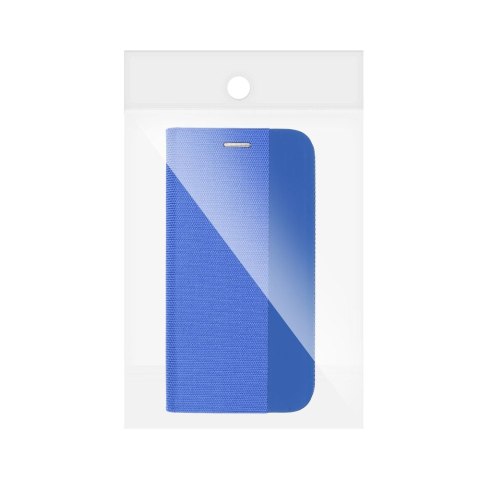 Etui z klapką na iPhone 16e (SE 4 2025) Sensitive Book niebieskie