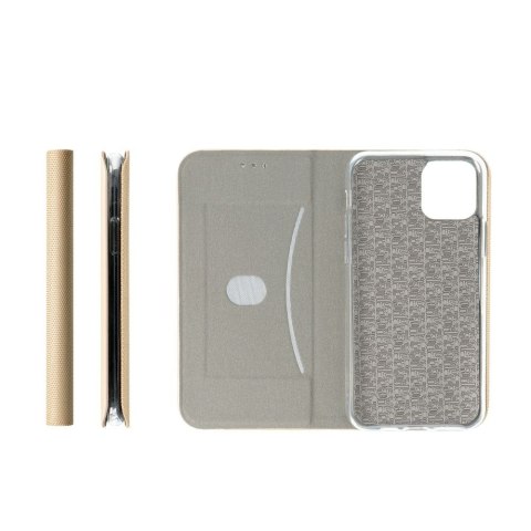 Etui z klapką na iPhone 16e (SE 4 2025) Sensitive Book złote