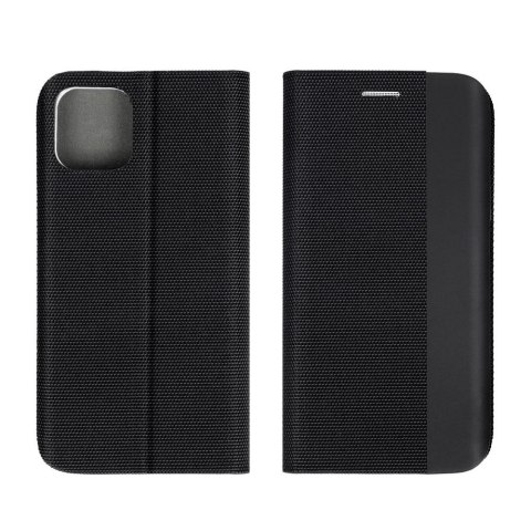 Etui z klapką na Samsung A12 / M12 Sensitive Book czarne