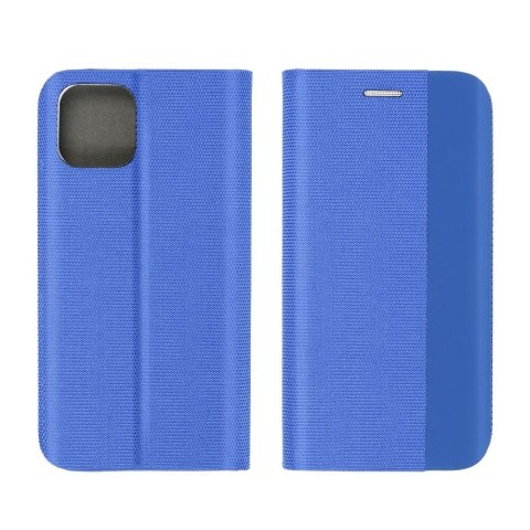 Etui z klapką na Samsung A12 / M12 Sensitive Book niebieskie