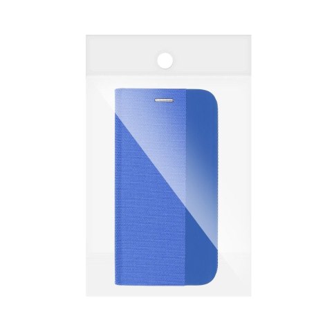 Etui z klapką na Samsung A12 / M12 Sensitive Book niebieskie