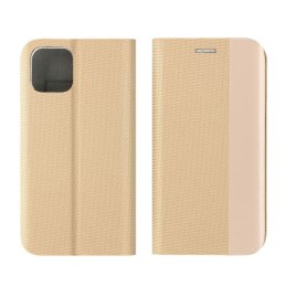 Etui z klapką na Samsung A26 5G Sensitive Book złote