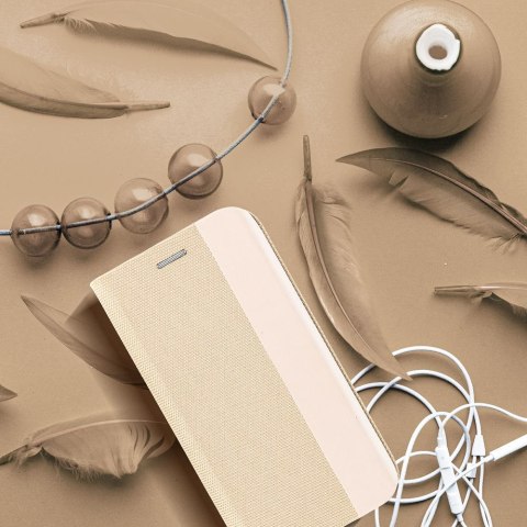 Etui z klapką na Samsung A36 5G Sensitive Book złote
