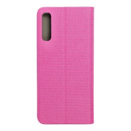 Etui z klapką na Samsung A50 Sensitive Book różowe