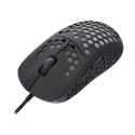 ART myszka komputerowa przewodowa USB A 6400 dpi podświetlana AM-99 czarna