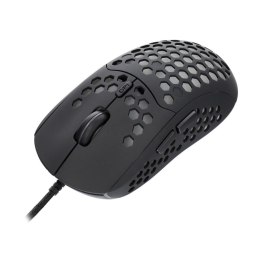ART myszka komputerowa przewodowa USB A 6400 dpi podświetlana AM-99 czarna