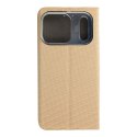 Etui z klapką na iPhone 17 PRO Sensitive Book złote