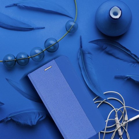 Etui z klapką na iPhone 17 Sensitive Book niebieskie
