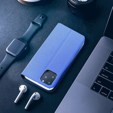 Etui z klapką na iPhone 17 Sensitive Book niebieskie
