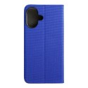 Etui z klapką na iPhone 17 Sensitive Book niebieskie