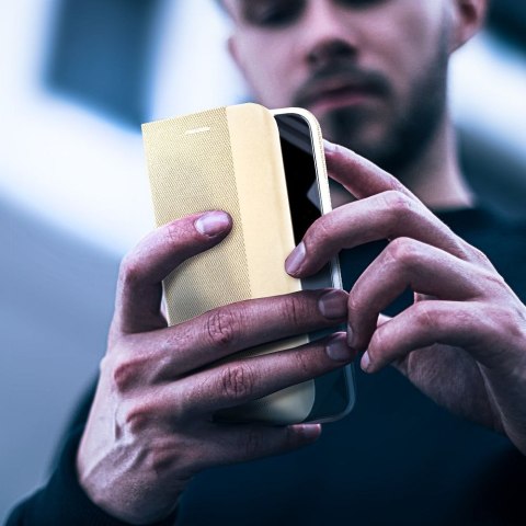 Etui z klapką na iPhone 17 Sensitive Book złote