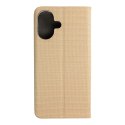 Etui z klapką na iPhone 17 Sensitive Book złote