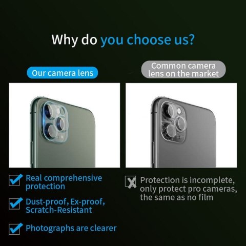 Szkło hybrydowe Bestsuit Flexible na tylny aparat do iPhone 17 Pro