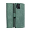 Etui z klapką na iPhone 13 Tender Book zielone