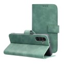 Etui z klapką na Samsung A13 5G / A04S Tender Book zielone