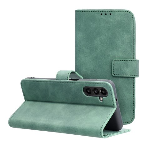Etui z klapką na Samsung A13 5G / A04S Tender Book zielone