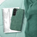 Etui z klapką na Samsung A13 5G / A04S Tender Book zielone