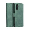 Etui z klapką na Samsung A13 5G / A04S Tender Book zielone