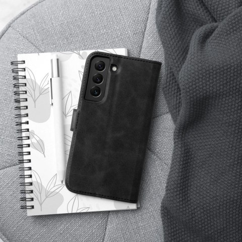 Etui z klapką na Samsung A21s Tender Book czarne