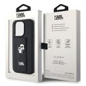 KARL LAGERFELD futerał do IPHONE 14 Pro KLHCP14LGSAKCPK (Gripstand Saffiano KC PIN) czarny