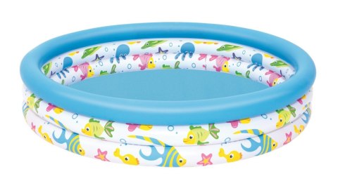Dmuchany Basen Brodzik Rybki dla dzieci BESTWAY 122x25cm