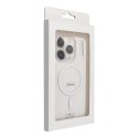 Etui na Samsung A57 Drop Glue Colorful Ring Mag Cover zgodny z MagSafe biały