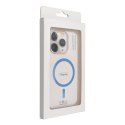 Etui na Samsung A57 Drop Glue Colorful Ring Mag Cover zgodny z MagSafe jasnoniebieskie