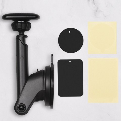 Uchwyt na telefon do samochodu magnetyczny Hoco do szyby / deski CA67 czarny