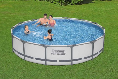 Basen stelażowy Steel Pro MAX 427x84 14FT BESTWAY 3w1 + Pompa + Filtr II