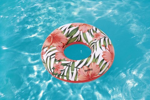 Dmuchane Kółko Tropical do pływania dla dzieci 12+ Biały BESTWAY 119cm
