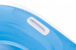 Dmuchane Siedzisko do pływania Fotel Niebieski BESTWAY 152x99cm + Oparcie + 2 Uchwyty